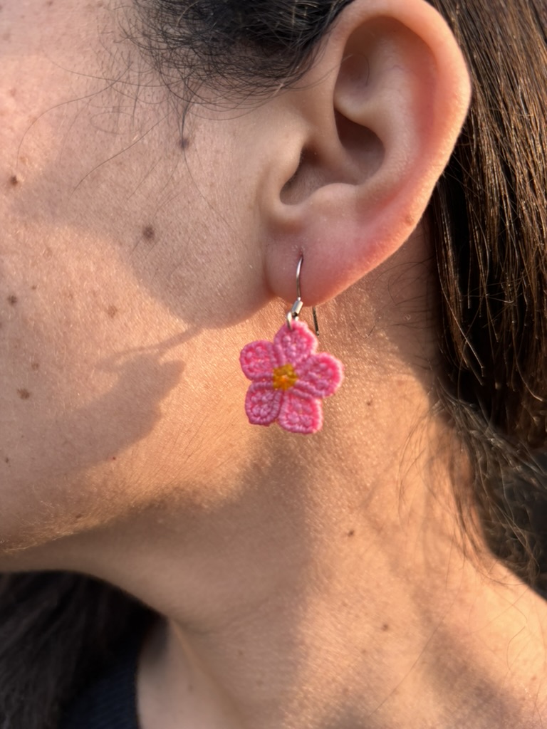 Boucle d'oreille Myosotis – Image 2